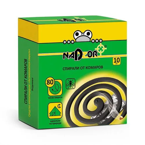 Спираль от комаров NADZOR 10шт (60)