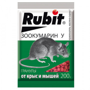 Рубит ЗООКУМАРИН+ гранулы 100гр (сырный) (50)