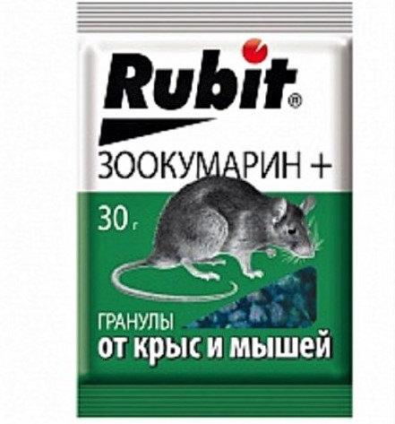 Рубит ЗООКУМАРИН+ гранулы 30гр (50)