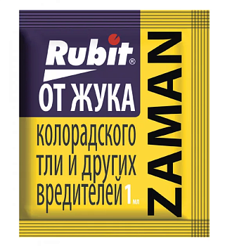 Рубит ЗАМАН от колорад. жука 1мл пакет (25/200)