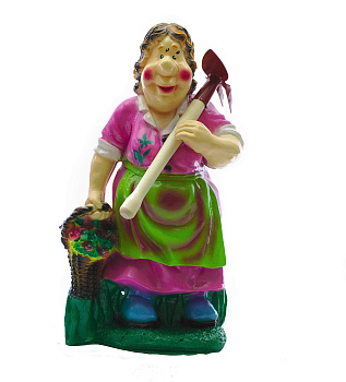 Фигура из гипса Дачница