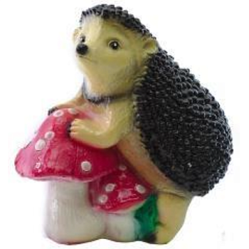 Фигура из гипса Еж с грибом